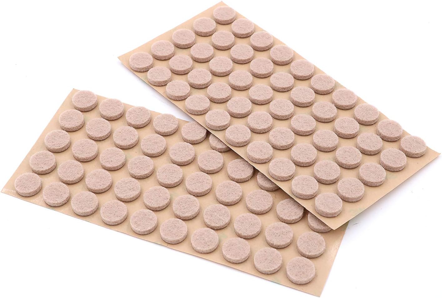 Furniture Felt Pads 3/8" (10mm) Diameter Round 3M Self Adhesive Protects Kitchen Cabinets, Drawers, Desks and Furniture Against Bumps and Scratches 100 Pack - Grey