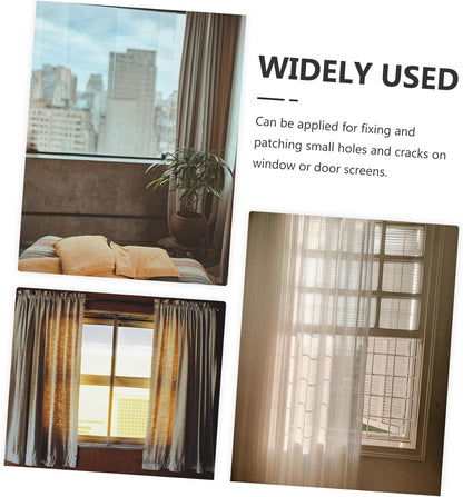 Window Screen Repair Patch Kit Adhesive Patch Pads for Holes Door Screen Mesh Tape