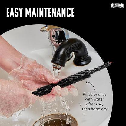 BRUSHTECH – Brushtech Refrigerator Coil Cleaning Brush - Black