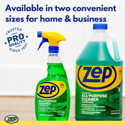 Zep All-Purpose Cleaner and Degreaser - 1 Gallon (1 Unit) ZU0567128 - Heavy Duty Industrial Cleaner for Business and Household Used in Kitchen, Countertops, Appliances, Walls and Floor Surfaces