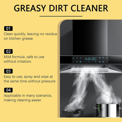 Degreaser Cleaner Heavy Duty - Kitchen Grease Cleaner 237ml - Heavy Duty Multi-surface Degreaser - Removes Oil Stains, Grease, Grime - Fresh Scent - For Kitchen, Bathroom (2)