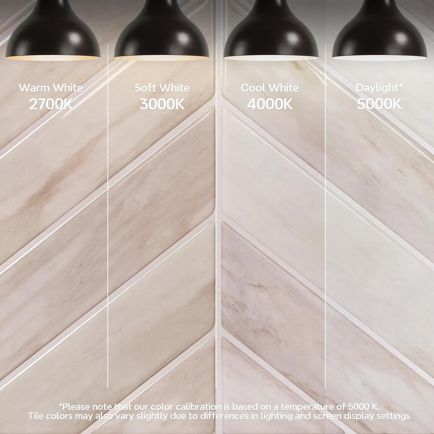STICKGOO 10 Sheets Thicker Herringbone Peel and Stick Backsplash, 12.6”×9.7” Stick on Wall Tiles, Self Adhesive Tile Sticker for Kitchen Backsplash and Bathroom, White with Grey Grout