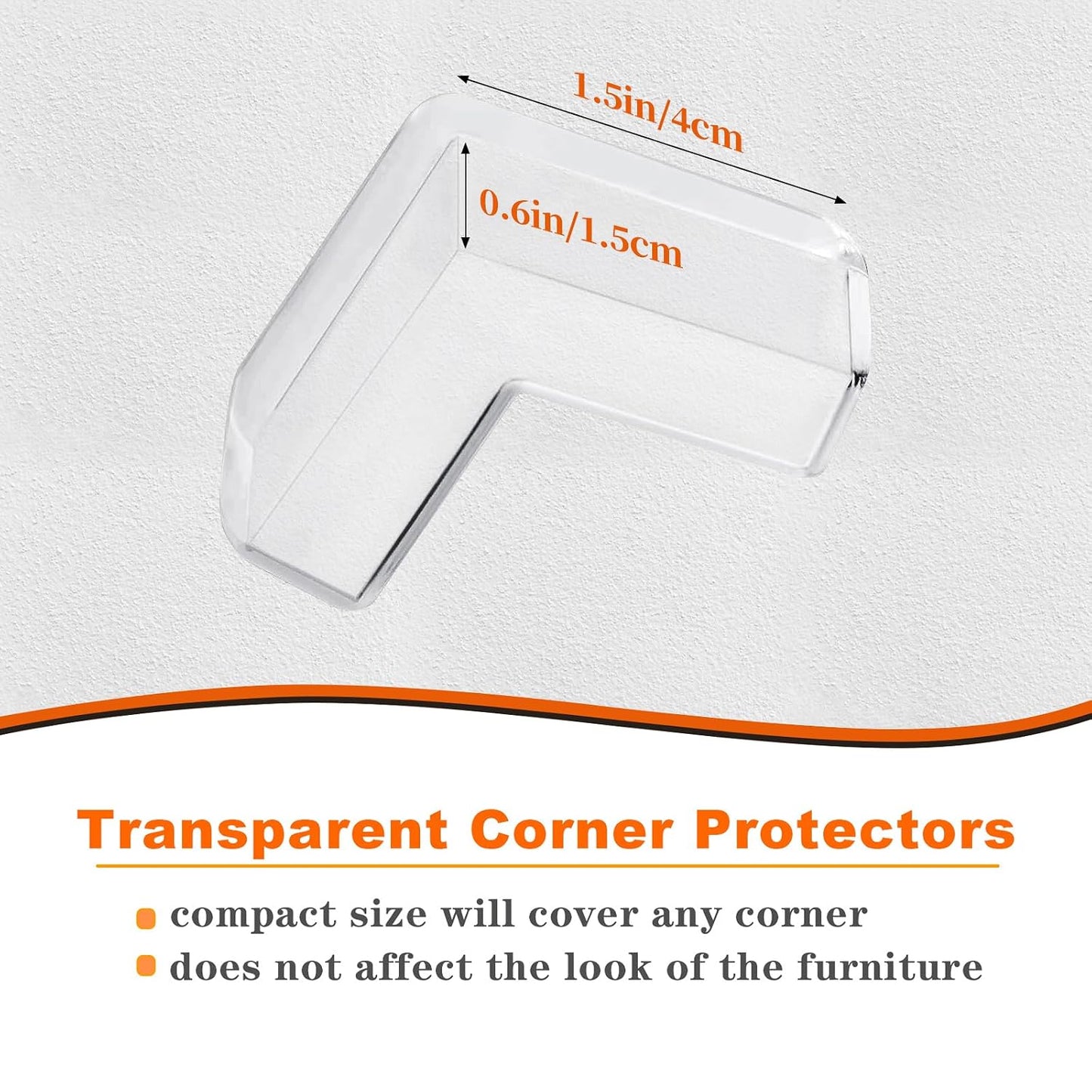 Edge Protector Baby Proofing Corner Protectors Silicone Desk Edge Cushion Child Safety Edge Covers Bumper for Table, Cabinets, Crib, 13ft x 1.2 Inch Edge Protector Strip with 4 Pack Corner Guards