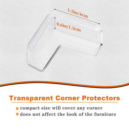 Edge Protector Baby Proofing Corner Protectors Silicone Desk Edge Cushion Child Safety Edge Covers Bumper for Table, Cabinets, Crib, 13ft x 1.2 Inch Edge Protector Strip with 4 Pack Corner Guards