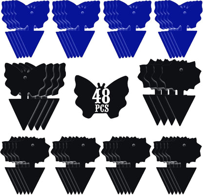 96PCS Fruit Fly Sticky Traps, Gnat Traps Insect Trap for Plants Kitchen Indoor and Outdoor