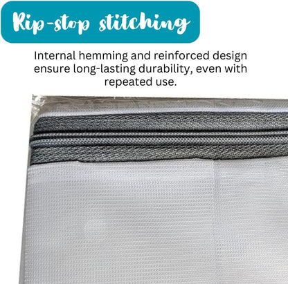 MABUA 12 Pcs Mesh Laundry Bags 12inches by 12inches with Zipper for Delicates, Mesh Washer, Travel Storage Organize Bags for Lingerie, Bra and Underwear Delicate Laundry Bag with Net Fabric