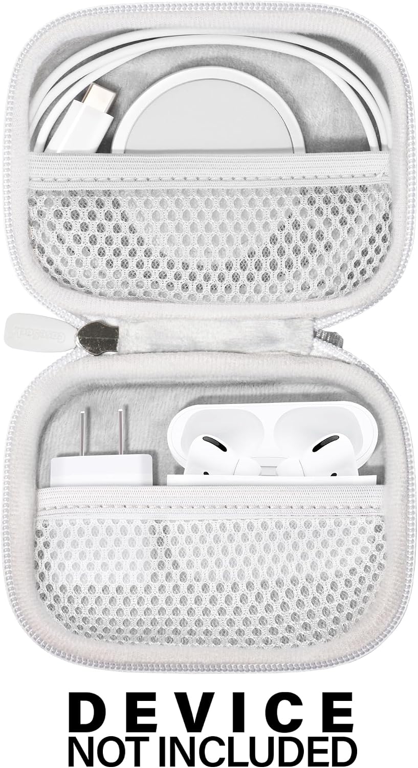 All-in-One Case for iPhone MagSafe Charger & Battery Pack, Storage for Accessories/Power Adapter/Charge Cable/Docks, Compatible with AirPods 4/ Pro 3/2/ 1