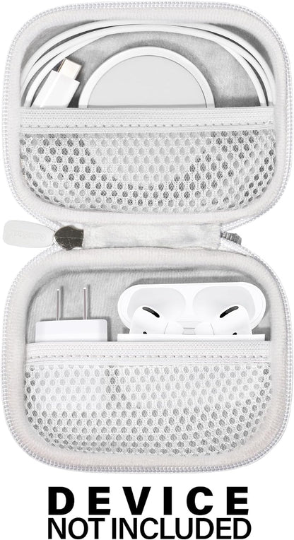 All-in-One Case for iPhone MagSafe Charger & Battery Pack, Storage for Accessories/Power Adapter/Charge Cable/Docks, Compatible with AirPods 4/ Pro 3/2/ 1