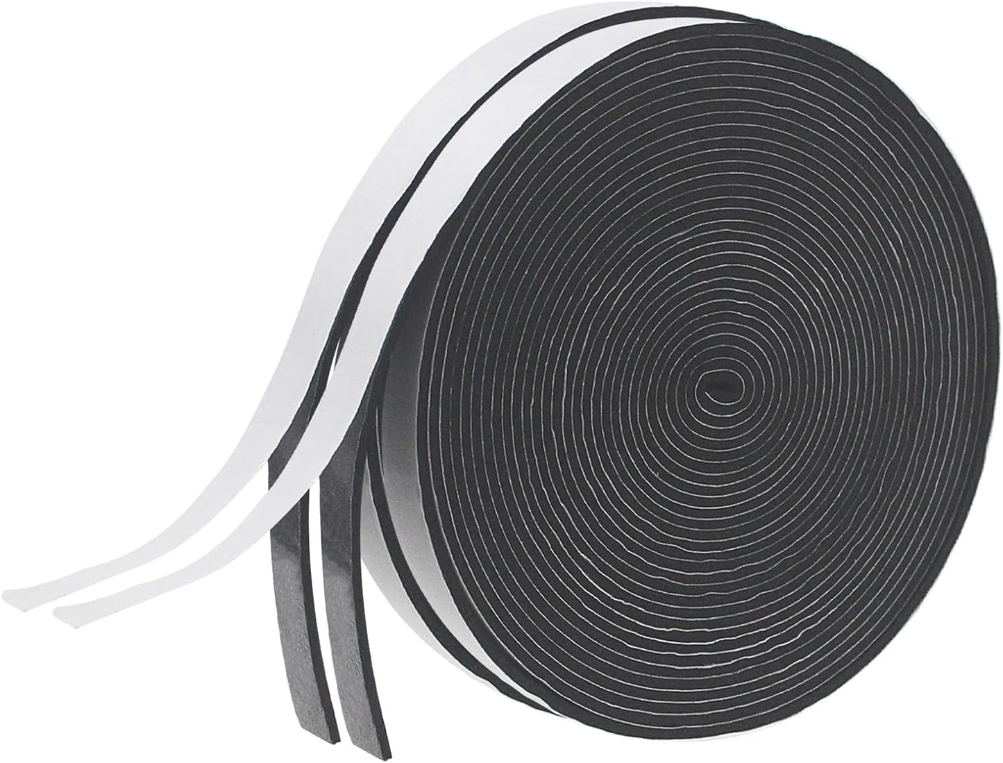 Weather Stripping Door Seal Strip for Doors and Windows, 1In x 1/8In x 33Ft x 2 Roll Foam Insulation Tape Self Adhesive,Sound Proof,Weatherstrip,Pipe Cooling, Air Conditioning Seal Strip - Colors B