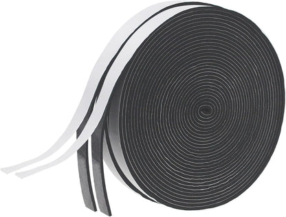Weather Stripping Door Seal Strip for Doors and Windows, 1In x 1/8In x 33Ft x 2 Roll Foam Insulation Tape Self Adhesive,Sound Proof,Weatherstrip,Pipe Cooling, Air Conditioning Seal Strip - Colors B