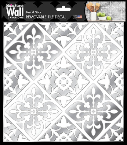 Main Street – 24-Pack of 8 x8 Peel and Stick Backsplash Wallpaper Tiles – Removable Self Adhesive Wall Tile for Kitchen, Renter-Friendly for Your Home and DIY Projects (Patina Copper)