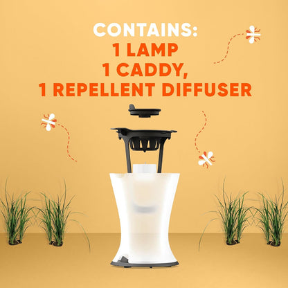 OFF! Refillable Mosquito Lamp, Repels Mosquitoes up to 10 x 10 feet, Protection for up to 6 Hours, 1 Count