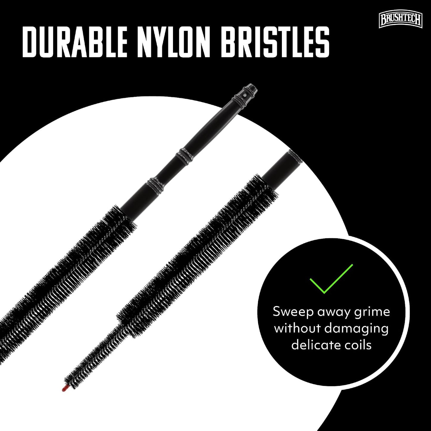 BRUSHTECH – Brushtech Refrigerator Coil Cleaning Brush - Black