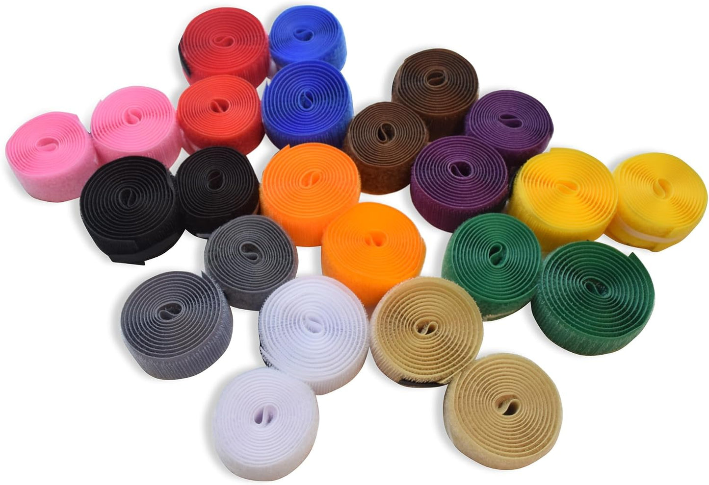 1 inch Black Hook and Loop Tape 1 Yd Self Adhesive Tape Sticky Back Heavy Duty Fastener Ideal for Window Fixing Net Carpets DIY Project Handmade Craft Home Office