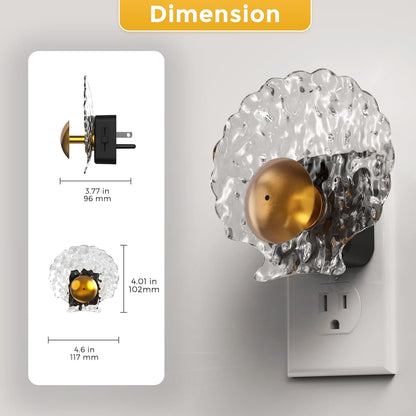 L LOHAS LED Motion Sensor Night Light, Dimmable Night Lights Plug into Wall, Plug in Nightlight, Motion Sensor Light Indoor for Bathroom Hallway Bedroom Stairs Kids Elderly [3000K,2 Pack]