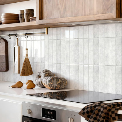 Alwayspon 10 Sheets 12x12inch Beige 3D Vinyl Backsplash Tiles, Self-Adhesive Peel and Stick Wall Tile Stickers Stick on Subway Tiles for Kitchen Bathroom Wall