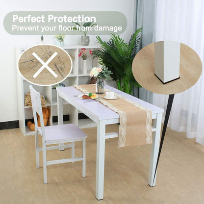 uxcell 16pcs Furniture Pads Square 1 1/2" Self-stick Non-slip Anti-scratch Felt Pads Floors Protector Dark Brown