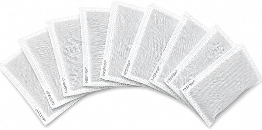 Nispira Activated Charcoal Odor Filter Refill Deodorizer Compatible with Trash Cans 8 Gallon and Larger, 9 Packs