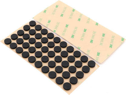 Furniture Felt Pads 3/8" (10mm) Diameter Round 3M Self Adhesive Protects Kitchen Cabinets, Drawers, Desks and Furniture Against Bumps and Scratches 100 Pack - Grey