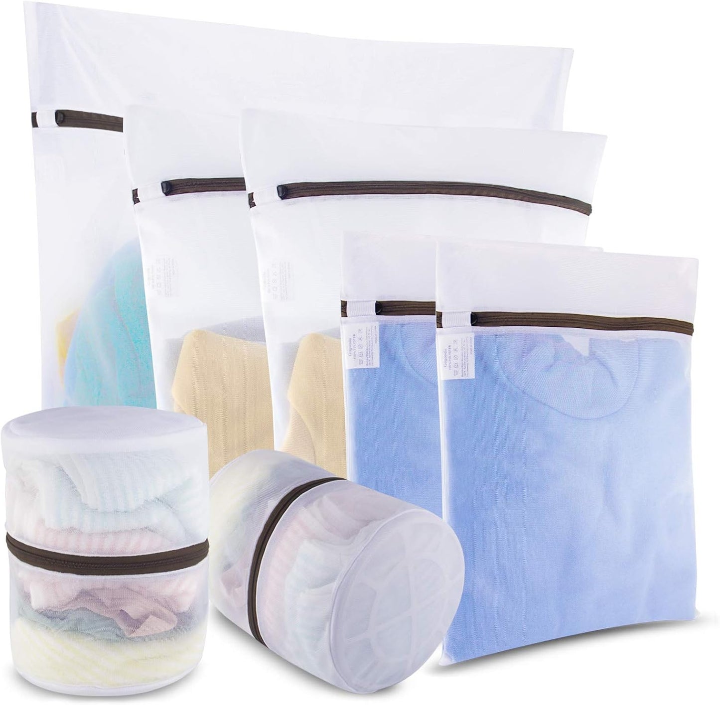 GOGOODA Mesh Laundry Bags for Delicates Durable Protective Wash Bags | Travel Storage Bags for Intimates Lingerie, 3PCS（3XXL）