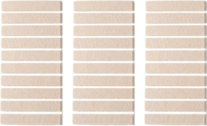 Furnigear Felt Furniture Pads for Hardwood Floors - Self Adhesive Chair Felt Pads, Floor Protector for Furniture Feet, Furniture Sliders Moving Your Furniture Smoothly - Anti Scratch 96 Pcs 3/4" Round