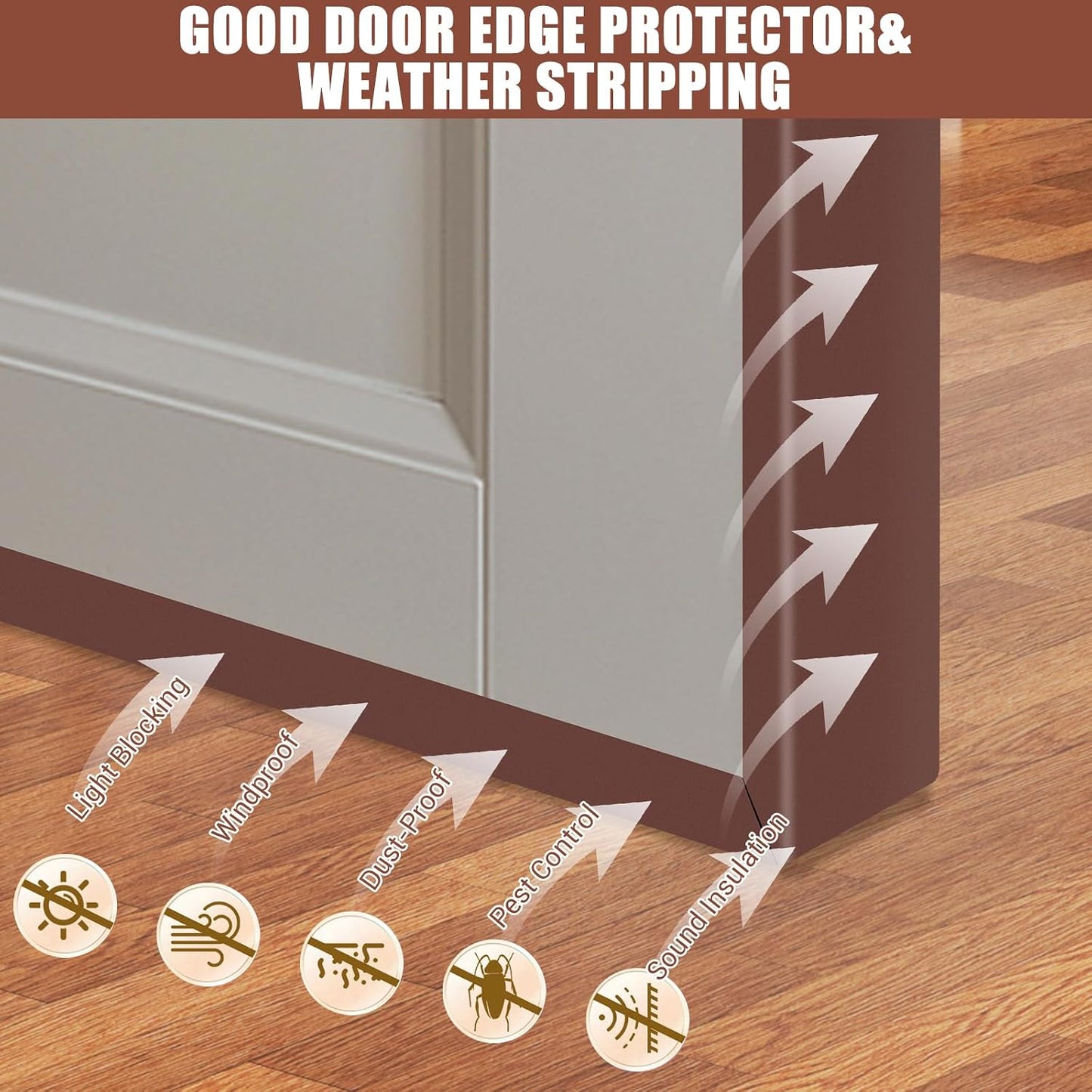 Slimline Cabinet Door Edge Protector, 3/4" Self Adhesive Peel and Stick Rubber Edge Guards, Flexible U Shaped Strips for Kitchen & Garbage Drawer Fronts, Edge Trims for Desks and Shelfves, Black, 10Ft