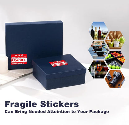 320 Count Home Moving Labels- 3 x 2 inches, Removable Packing Box Stickers, 8 Designs Waterproof Color Coded Moving Stickers with Fragile and Blank Labels