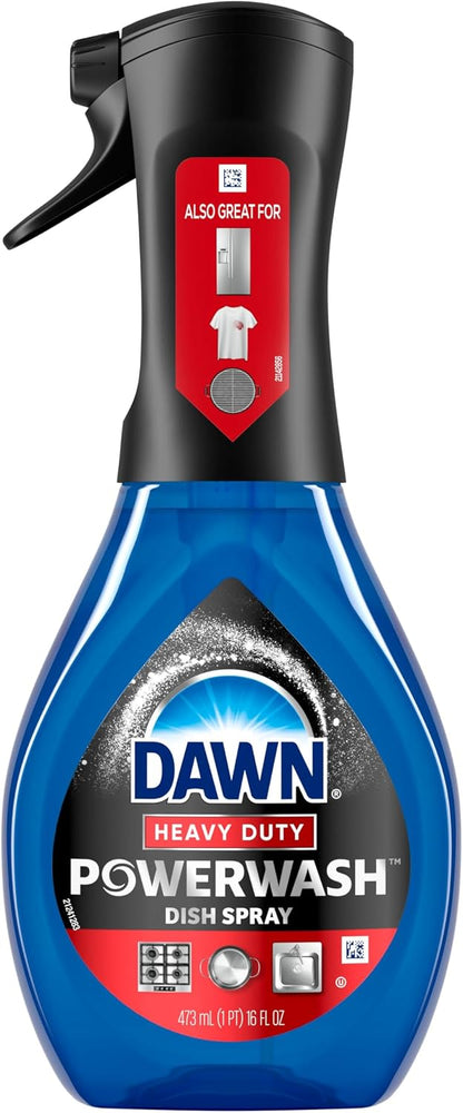 Dawn Powerwash Heavy Duty Dish Spray All-Purpose Cleaner and Degreaser, 16 oz. Spray Bottle
