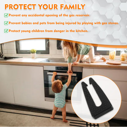 5 Pack Stove Knob Locks, Gas Stove Knob Lock, Oven Lock Child Safety Gas Stove Knob Covers, Prevent Children or Pets from Accidentally Turning on Gas Stove