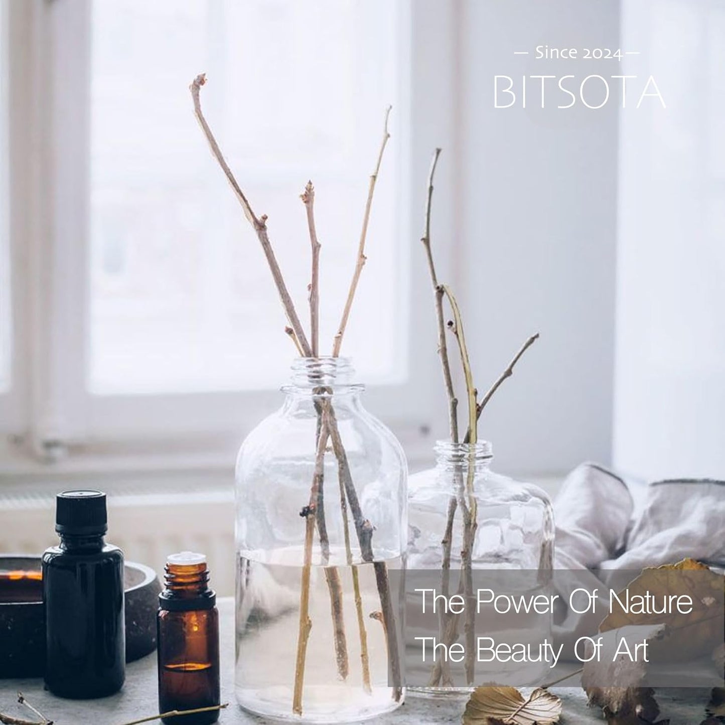 Reed Diffuser Set, Lavender & Rose 3.52 oz (100ml) Scented Diffuser with Sticks Home Fragrance Reed Diffuser for Bathroom Shelf Decor, Ideal Gift for Woman