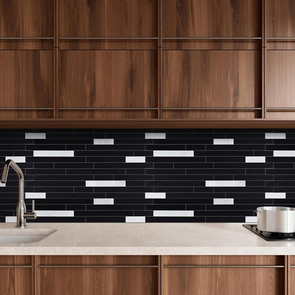 Yipscazo 2026 New Upgrade 11.34" X 11.57" Peel and Stick Backsplash, Stick on Backsplash Tiles for Kitchen, Bathroom, Fireplace (10 Sheets, Beige Rocks + Rose Gold)