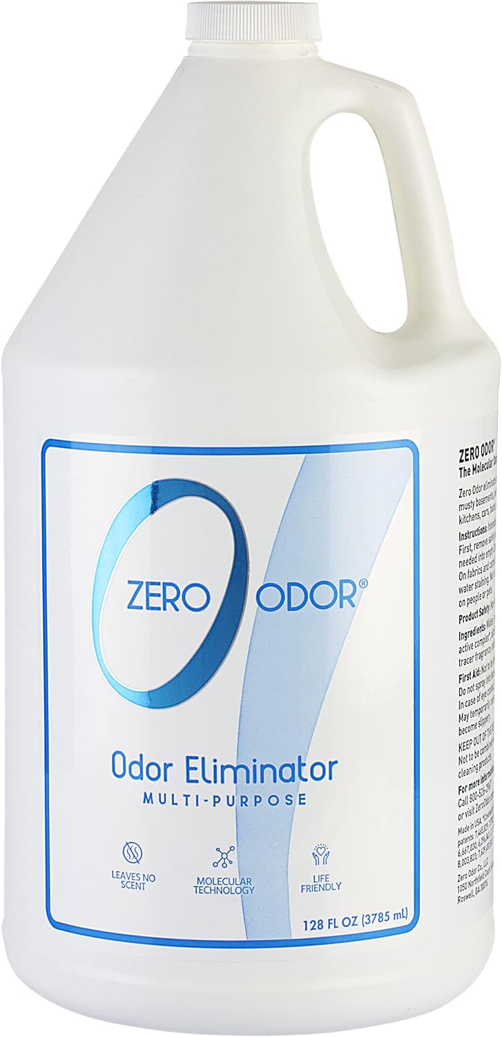 Zero Odor – Multi-Purpose Odor Eliminator - Air & Surface Odor – Patented Technology for Bathroom, Kitchen, Fabric, Closet- Smell Great Again, 16oz