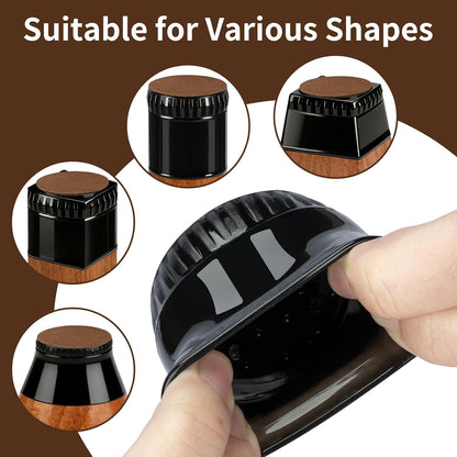Chair Leg Floor Protectors, 24 Pack Silicone Furniture Pads for Hardwood Floors, Anti-Scratch Furniture Sliders Felt Pads, Noise-Reducing Chair Feet Covers, Table Legs Fit Sizes to(1.3" to 1.97")