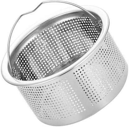 generic 304 Stainless Steel Kitchen Sink Strainer with Handle, 3 Inch Deep Cup Basket Drain Strainer for Clog Prevention & Easy Cleans, Fits Most Standard Sinks