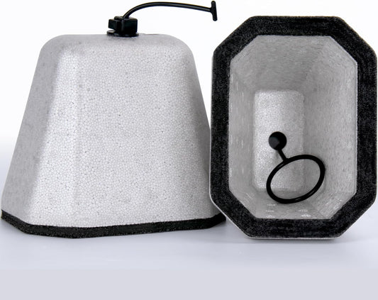 Outdoor Faucet Covers for Winter 2 Pack, Foam Faucet Cover for Winter Freeze Protection, Reusable Outdoor Hose Bib Cover, Spigot Covers Winter Insulated