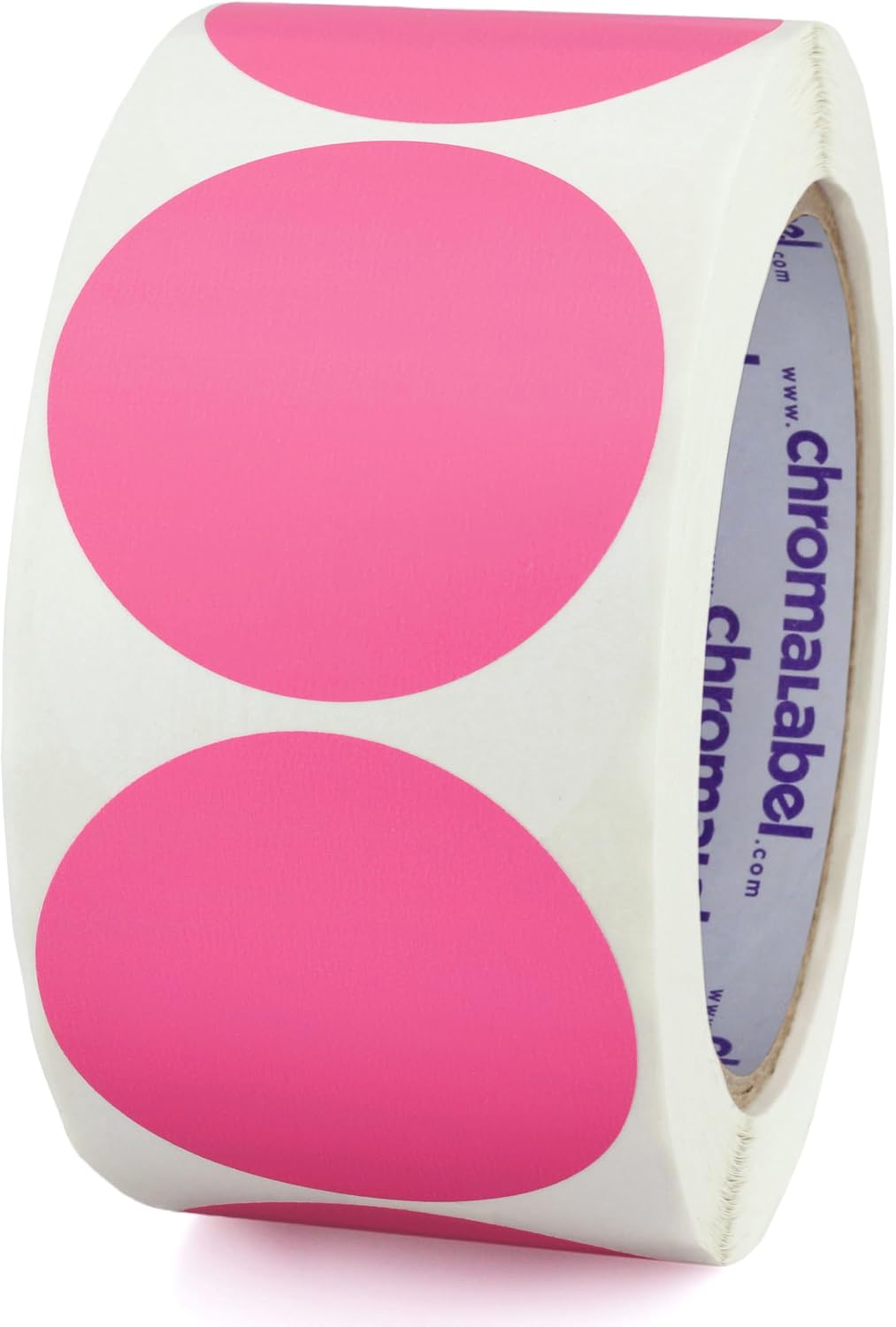 ChromaLabel 2 inch Color-Code Dot Labels | 500/Roll (Yellow)