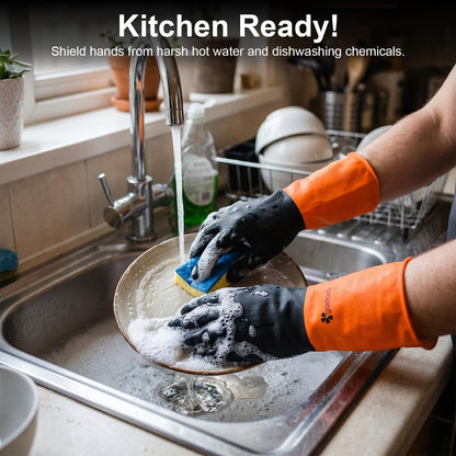 Gastody™ - Chemical Resistant Gloves, Reusable,Heavy Duty Safety Work Gloves,Resist Acid,Oil,Alkali - S-M-L-XL-XXL Size