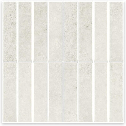 10 Sheets Thicker Design Peel and Stick Backsplash, Self Adhesive Wall Tiles, Stick on Backsplash for Kitchen and Bathroom, 11.8"x11.8",Beige