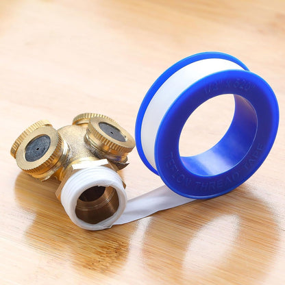 30pcs PTFE Thread Seal Tape for Plumbing High-Temperature Duct Tape Moisture Acid Cover for Protection for Leak Prevention and Pipe Sealing
