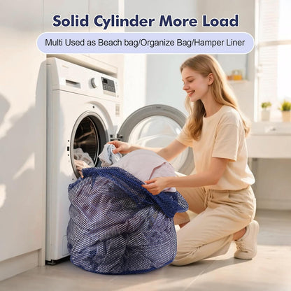 3 Pack XXL Mesh Laundry Bags for Delicates, Extra Large Laundry Wash Bags for Clothes,Bed Linen,Toys with Drawstring Closure Sturdy(3 XXLarge 28 x 26 Inches)