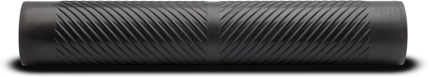 ClimaTex Indoor/Outdoor Scraper Door Mat, 3' x 4', Shoe and Boot Scraper, Cleans Mud, Dirt & Indoor/Outdoor Rubber Runner, Door Mat for Floor Protection, 27" X 6', Black (9A-110-27C-6)