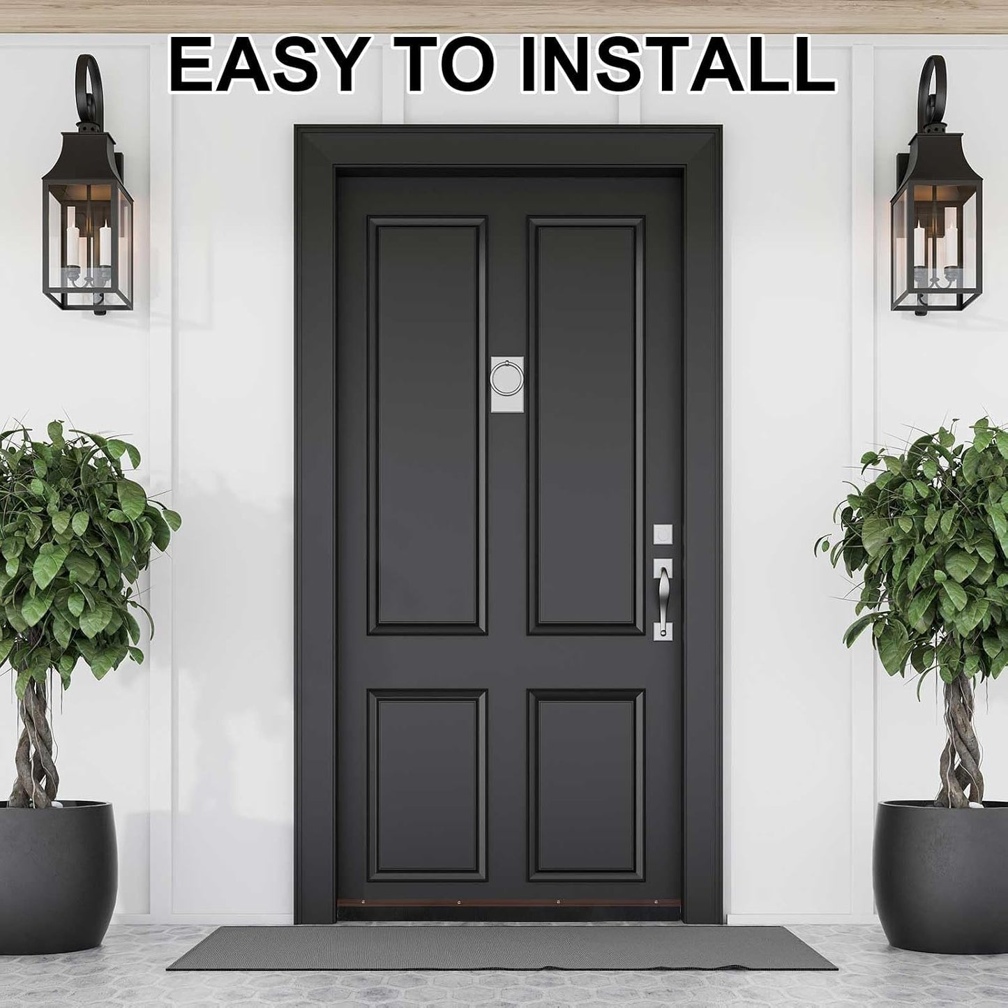 Frienda 2 Set Door Brush Bottom Sweep Brush Weather Stripping Aluminum Door Seal with Screws for Gaps up to 1 Inch, for Home, Commercial Gate, Fill Gaps Dust, Debris (1 x 36 Inch,Gray)