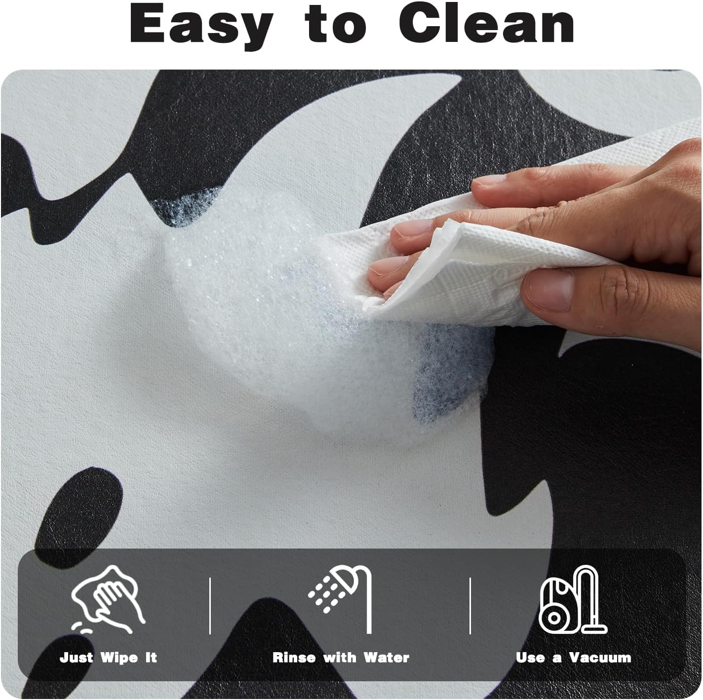 TYUU Bath Mat, Bathroom Rugs Non Slip Washable Thin Absorbent Quick Dry Bath Mat Fits Under Door Bathroom Floor Mat Perfect for Bath, Shower, or Sink 16"x24" Dark Grey