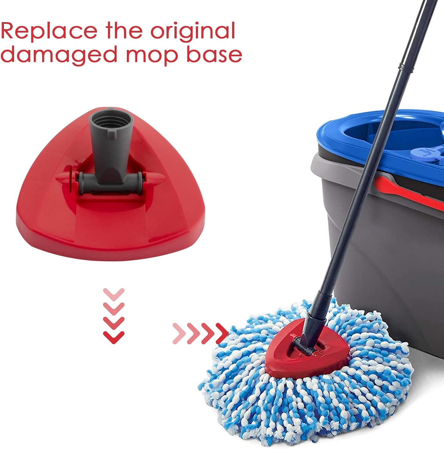 Pedal Bearing Replacement Compatible with O Cedar Mop Bucket, One Way Clutch Gear Sprockets Repair Spin Mop and Bucket, 2 Packs