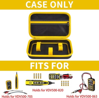 Case for Klein Tools VDV500-705/820/063 Wire Tracer Tone Generator,Bag Only | Probe Kit Continuity Tester Holder, for Ethernet / Telephone / Speaker / Coax / Cable Toner, for Electricians, Jet Black