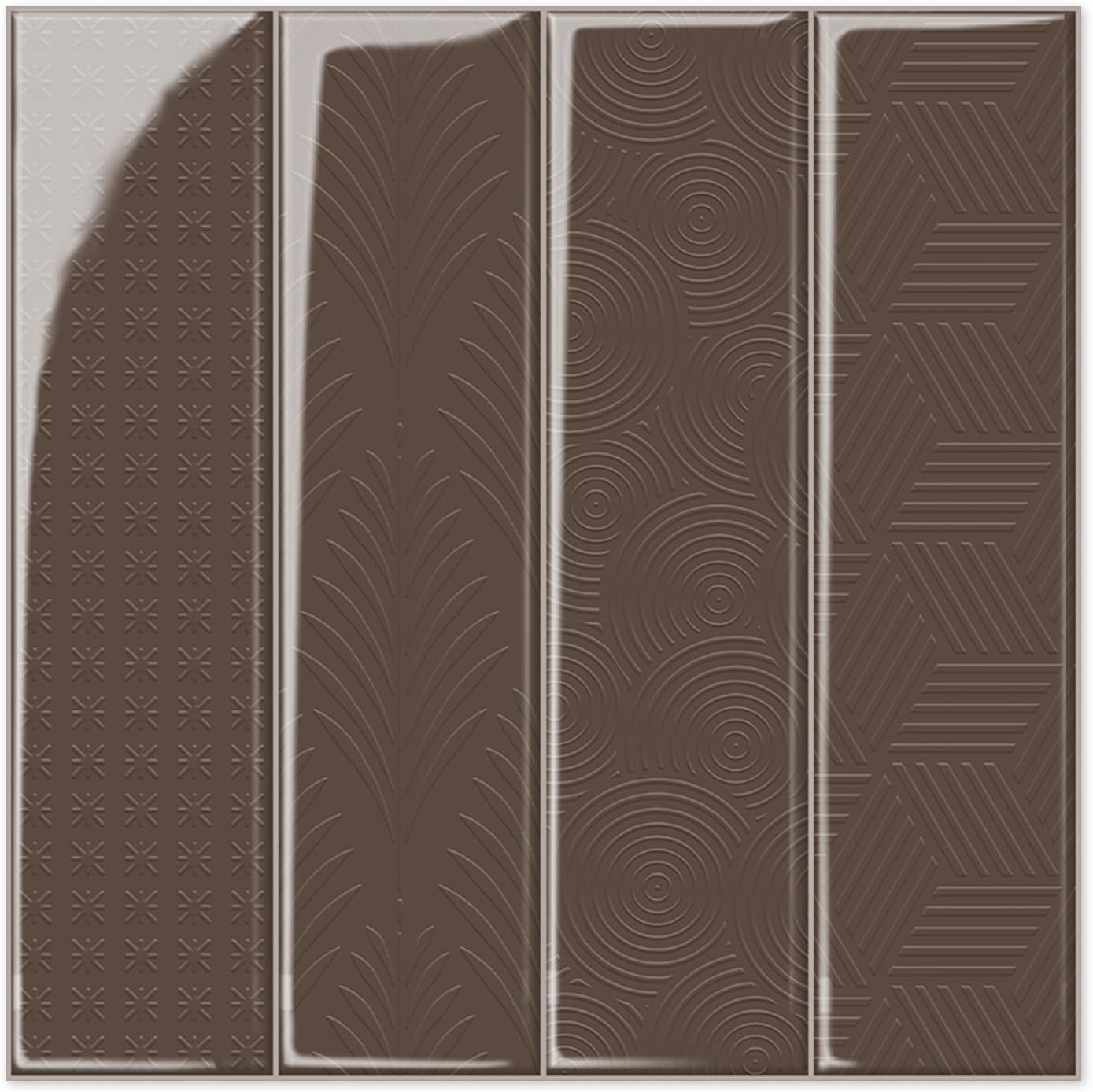 Alwayspon 10 Sheets 12x12inch Beige 3D Vinyl Backsplash Tiles, Self-Adhesive Peel and Stick Wall Tile Stickers Stick on Subway Tiles for Kitchen Bathroom Wall