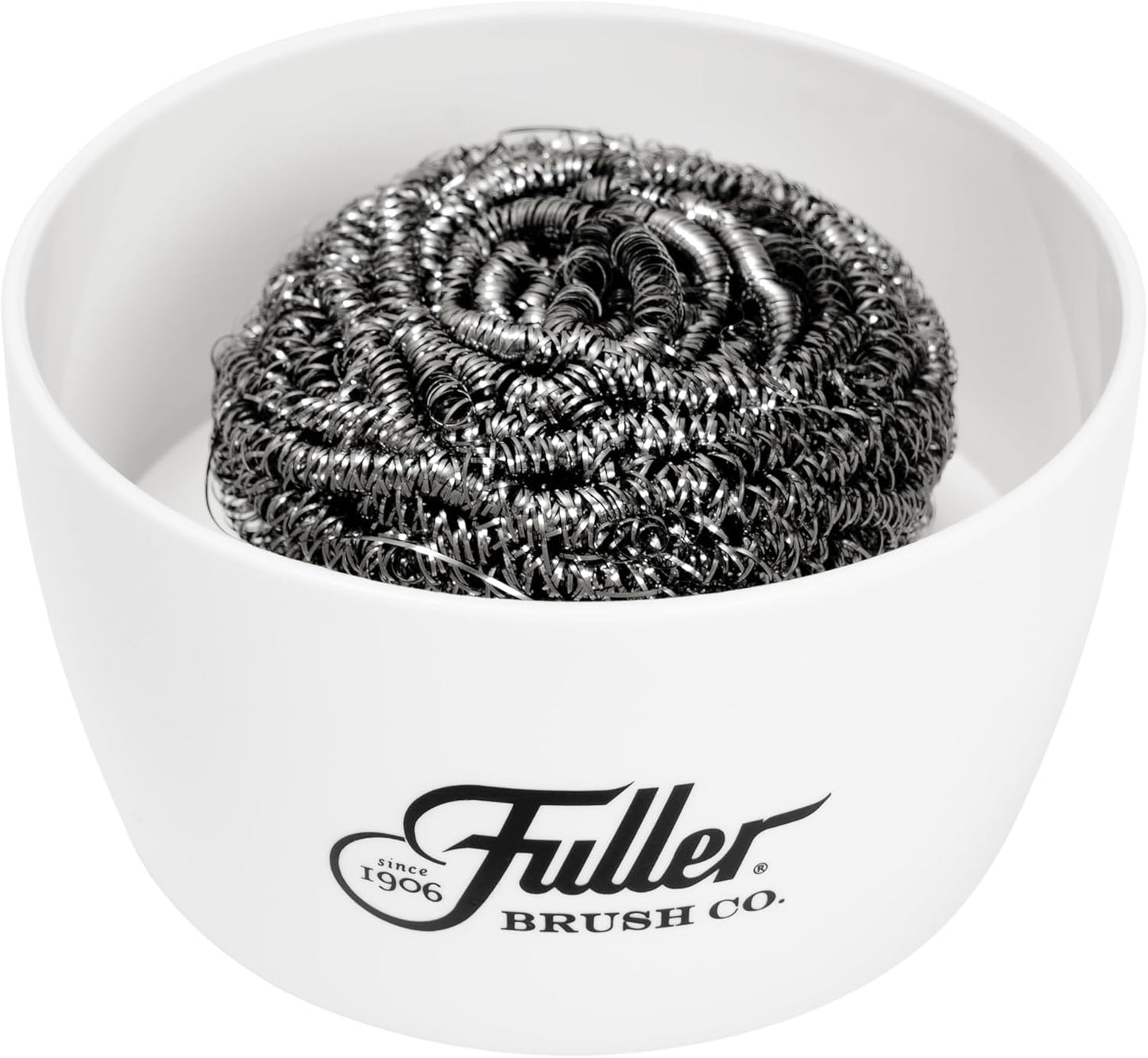 Fuller Brush Handy Holder with Drain Rack – Small Sink Caddy for Organizing Cleaning Sponges & Tools – Removable Drain Tray, Dishwasher Safe – Navy