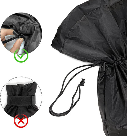 Outdoor Faucet Cover Socks for Winter Freeze Protection, Homsky 28" L x 15" W Large Faucet Covers for Outside, Reusable Outdoor Yard Spigot Cover, Antifreeze Long Water Insulated Faucet Cover Socks
