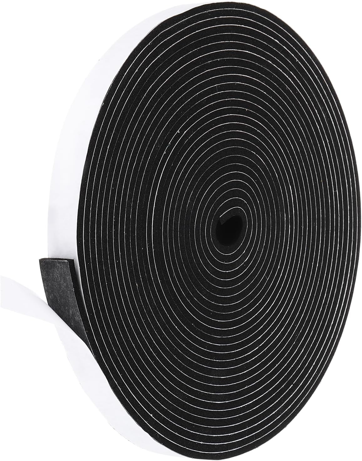 PATIKIL Weather Stripping Door Seal Strip, 3/8 Inch x 1/4 Inch x 32 Ft Self Adhesive Soundproof High Density Foam Tape Insulation for Door Window Air Conditioning, White - Colors A