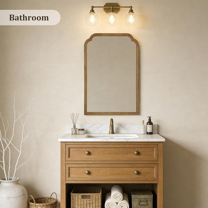 WallBeyond Full Length Mirror Wall Mounted 65"x22", Rustic Wooden Frame Floor Mirror, Large Full Body Mirror for Bedroom, Leaning or Hanging Against Wall, Natural